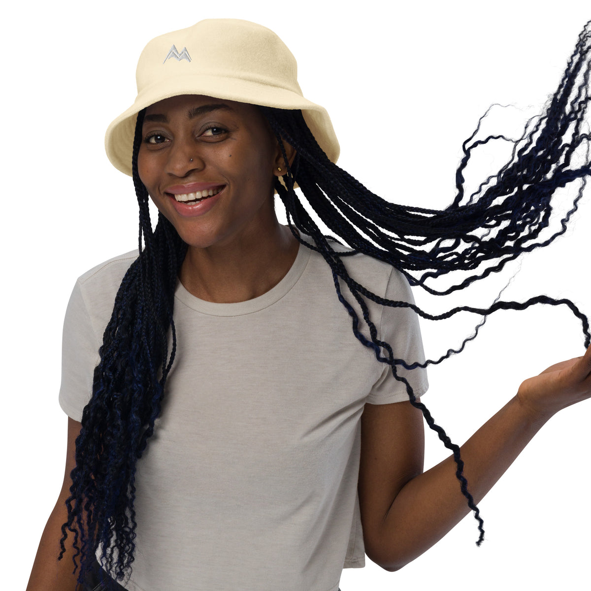 Unstructured terry cloth bucket hat – Mayer Malik